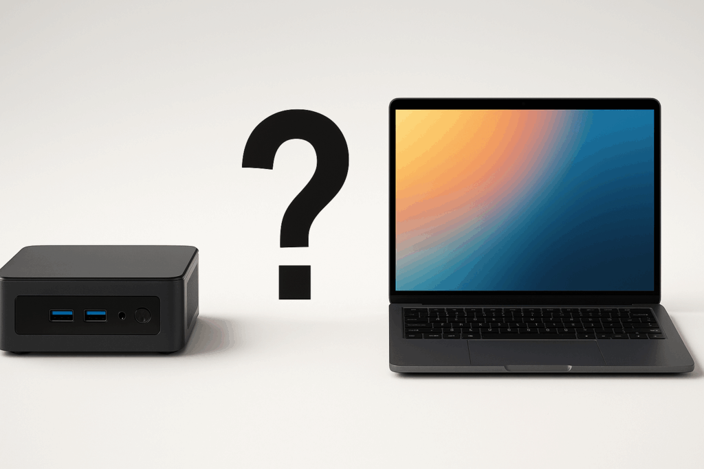 ミニPCとノートPC どっちが良いの? 間違わない選び方
