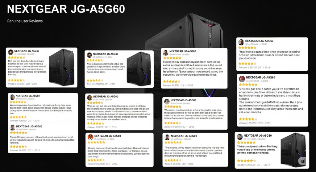 NEXTGEAR JG-A5G60_実際の利用者の口コミから分かる評判