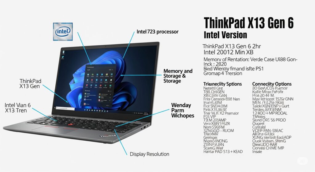 ThinkPad X13 Gen 6 Intel-主要な仕様とスペックをチェック