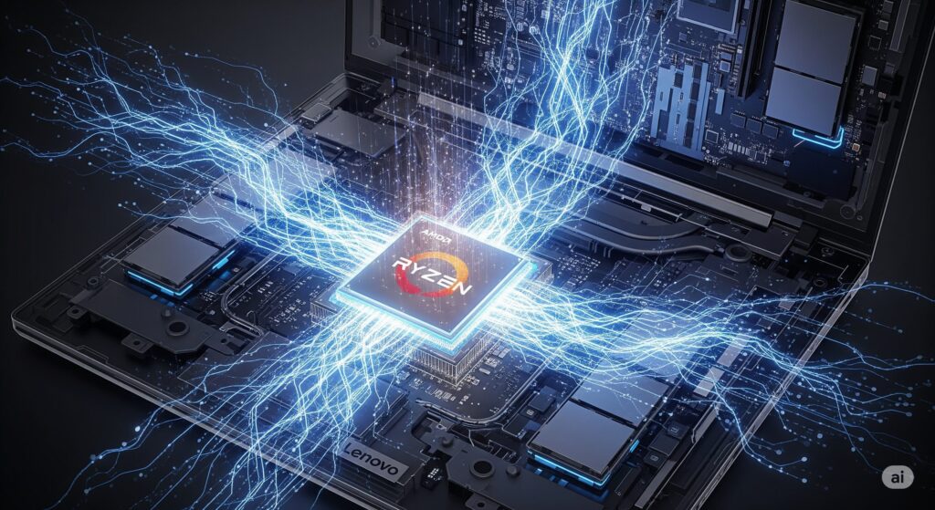 Lenovo V15 Gen4 AMD_CPU性能の差:コア数とマルチタスク能力