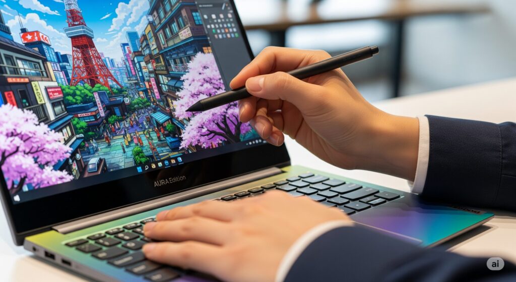 Lenovo Yoga Pro 7i Gen 10 Aura Edition-スタイラスペンの対応状況