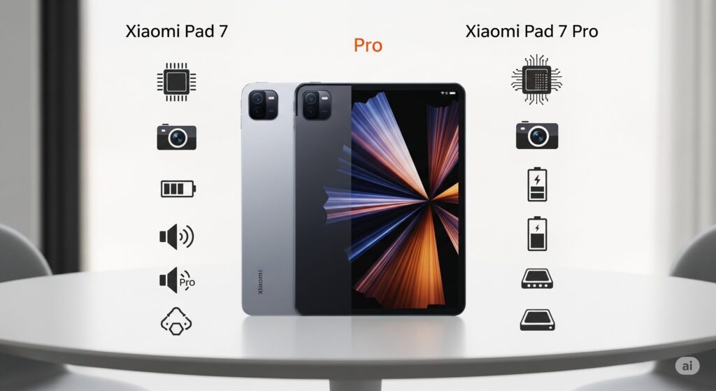 Xiaomi Pad 7_Pad 7 Pro_基本性能を徹底比較