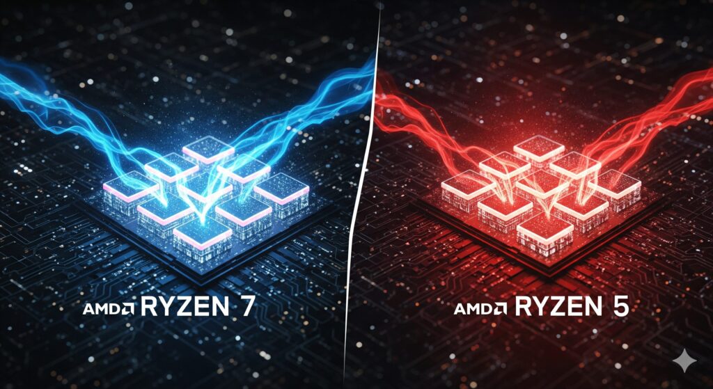 ASUS Vivobook 15 M1502YA-CPU性能の鍵:Ryzen 7とRyzen 5の違い