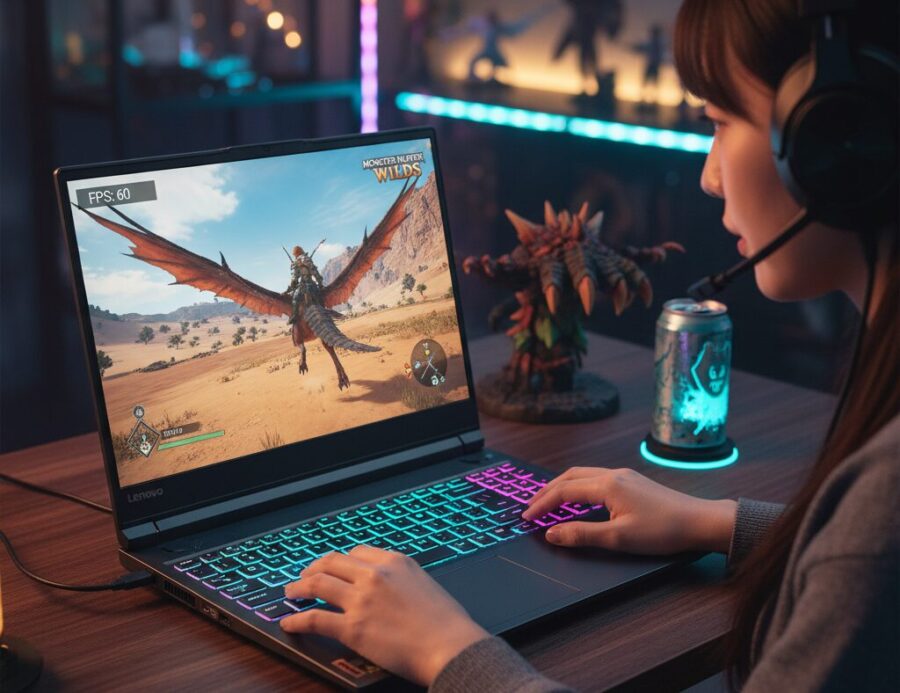 Lenovo LOQ 15IRX9-モンハンワイルズの推奨スペックは十分にクリア